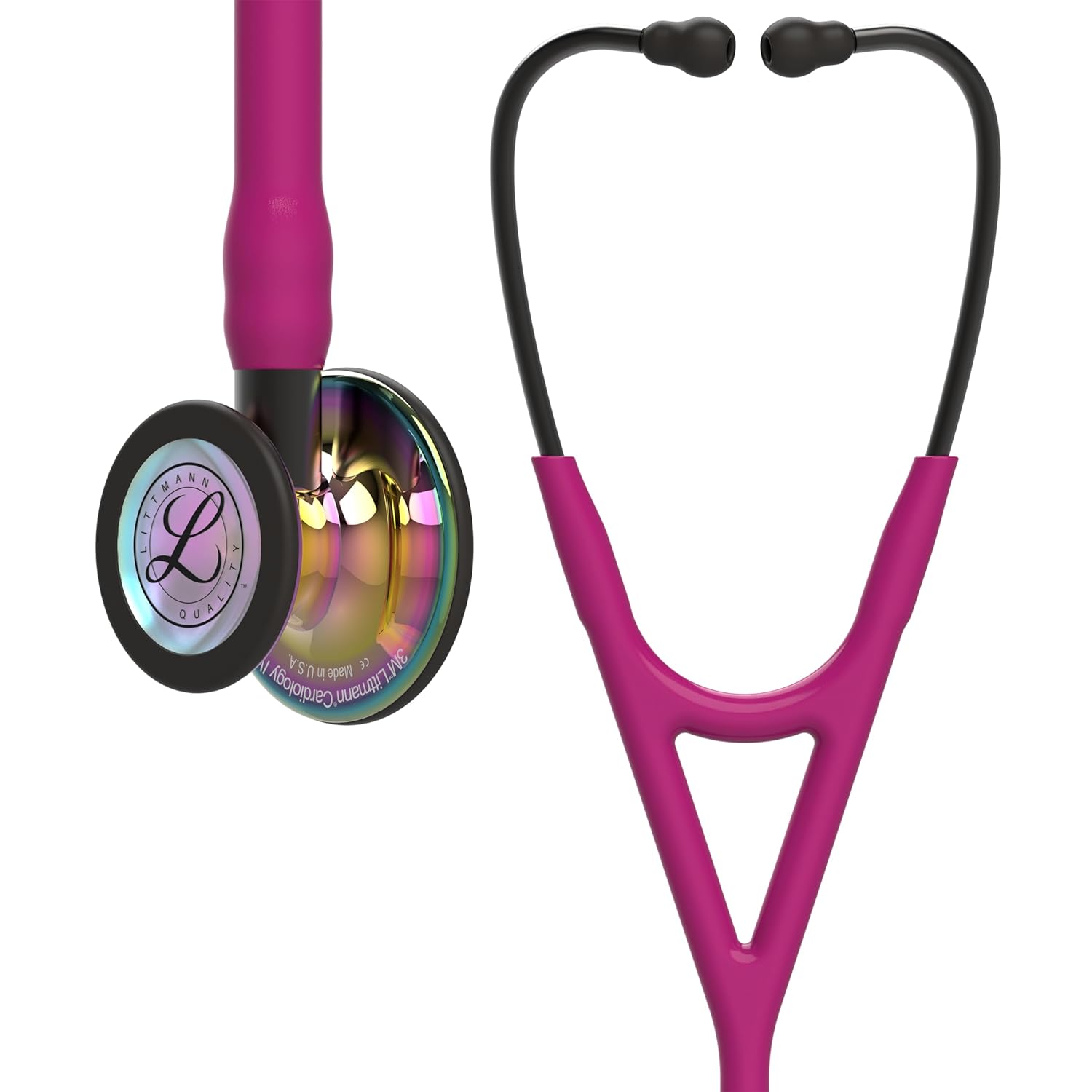 3M Littmann Cardiology IV Diagnostic Stethoscope, 6241, More Than 2X as Loud, Weighs Less, Stainless - B07ZJV81K5