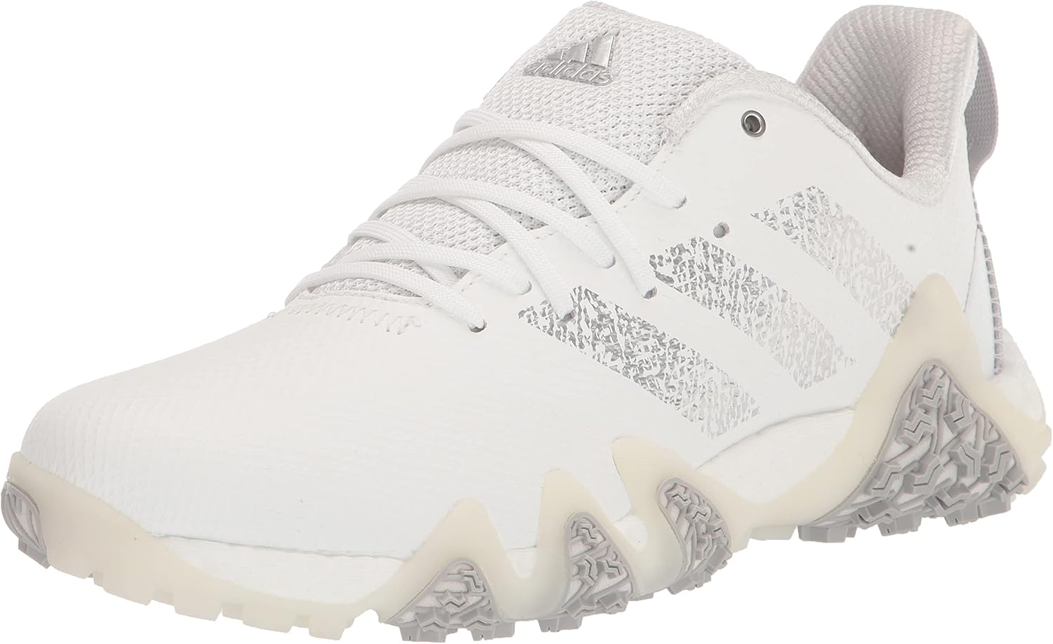 adidas Men's CodeChaos 22 Spikeless Golf Shoes, Footwear White/Silver Metallic/Grey Two, 13 - B09MDQDNSR