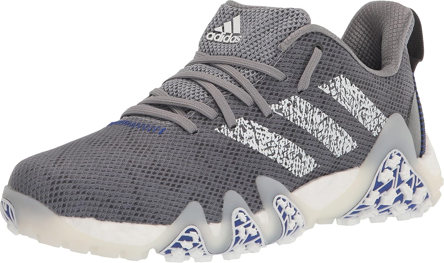 adidas Men's CodeChaos 22 Spikeless Golf Shoes, Grey Three/Footwear White/Grey Six, 12 - B09YXF3XBS