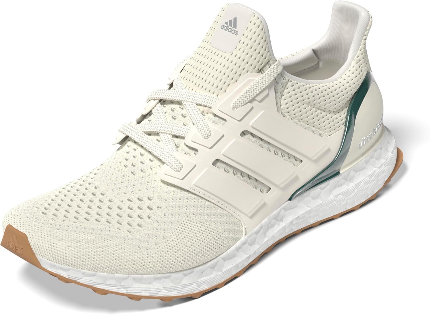 adidas Women's Ultraboost 1.0 Sneaker, White/Collegiate Green/Off White, 9.5 - B0D3P9DNGQ