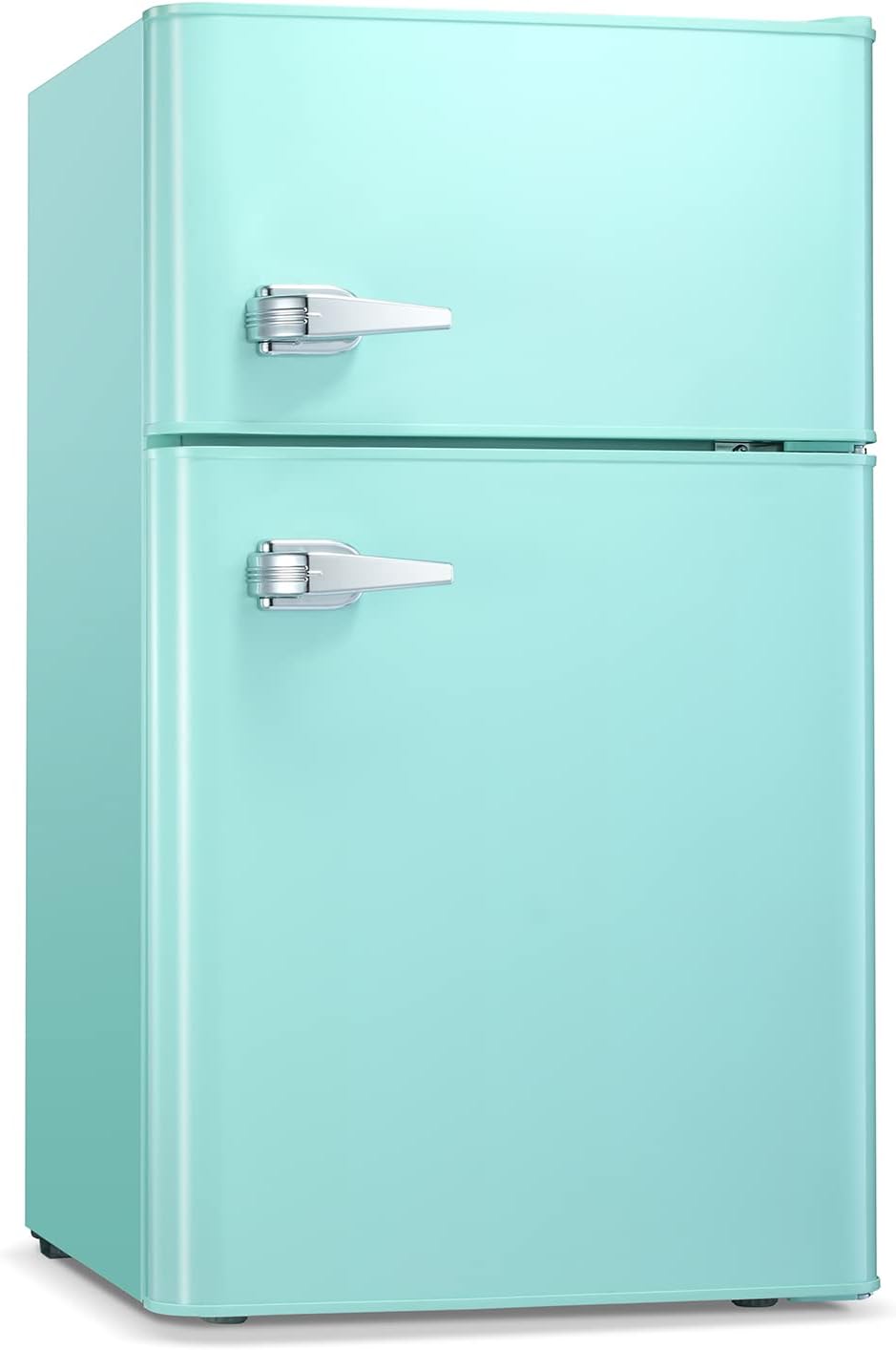Antarctic Star Compact Mini Refrigerator Separate Freezer, Small Fridge Double 2-Door Adjustable Rem - B07Z4Q46CZ