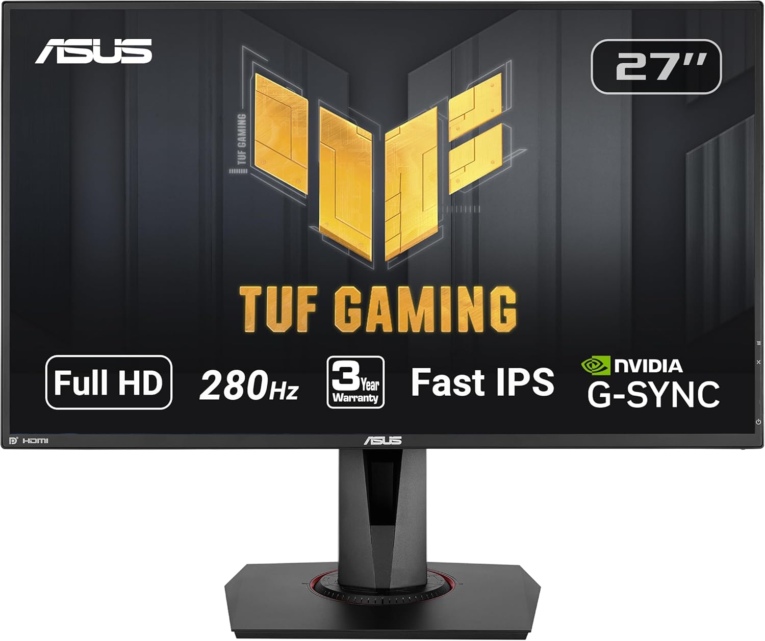 ASUS TUF Gaming VG279QM 27â€ HDR Monitor, 1080P Full HD (1920 x 1080), Fast IPS, - B0845QFDVM