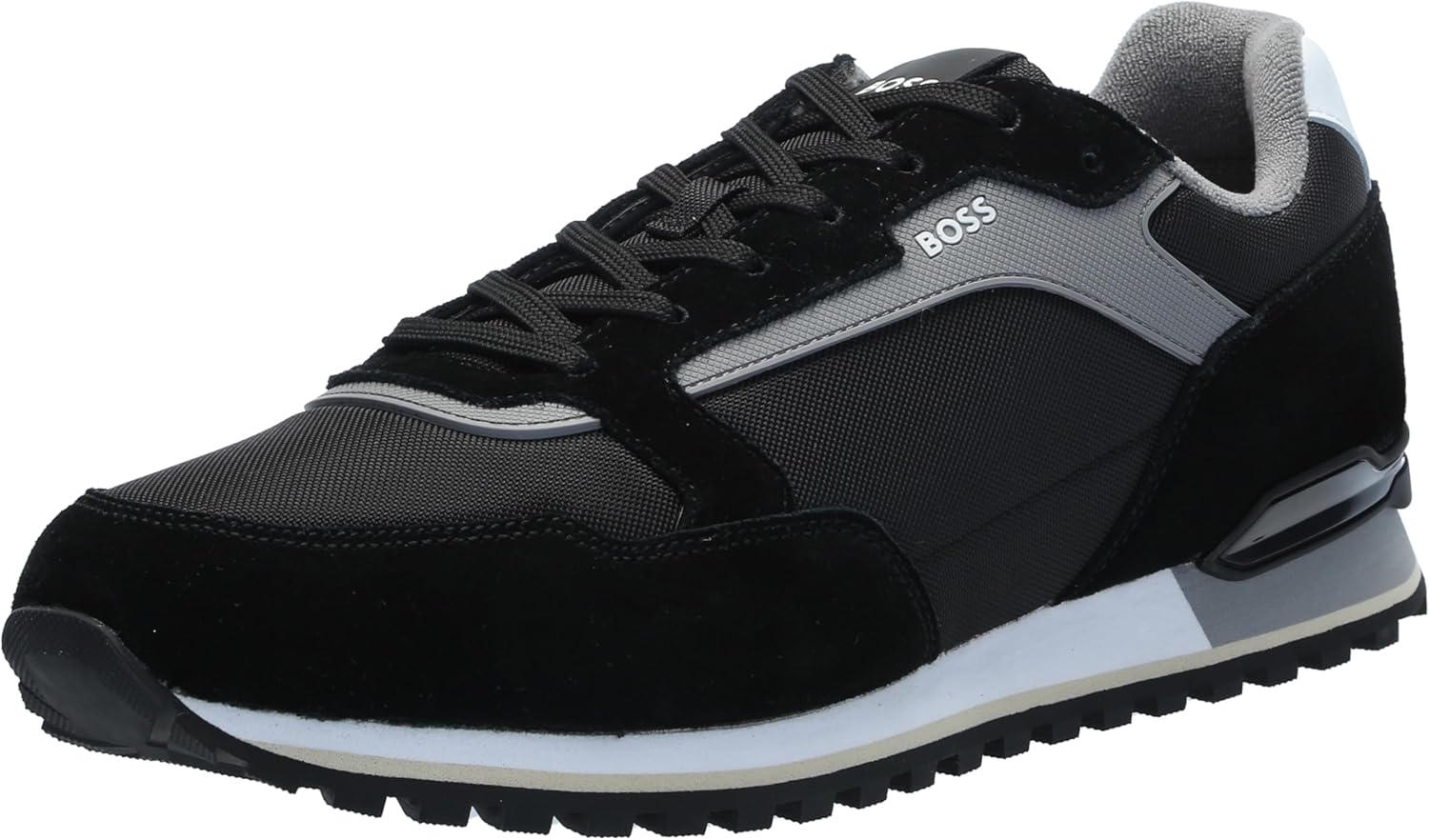 BOSS Parkour Runn Sneakers, Shitake Charcoal, 11 - B0CP9SF95S