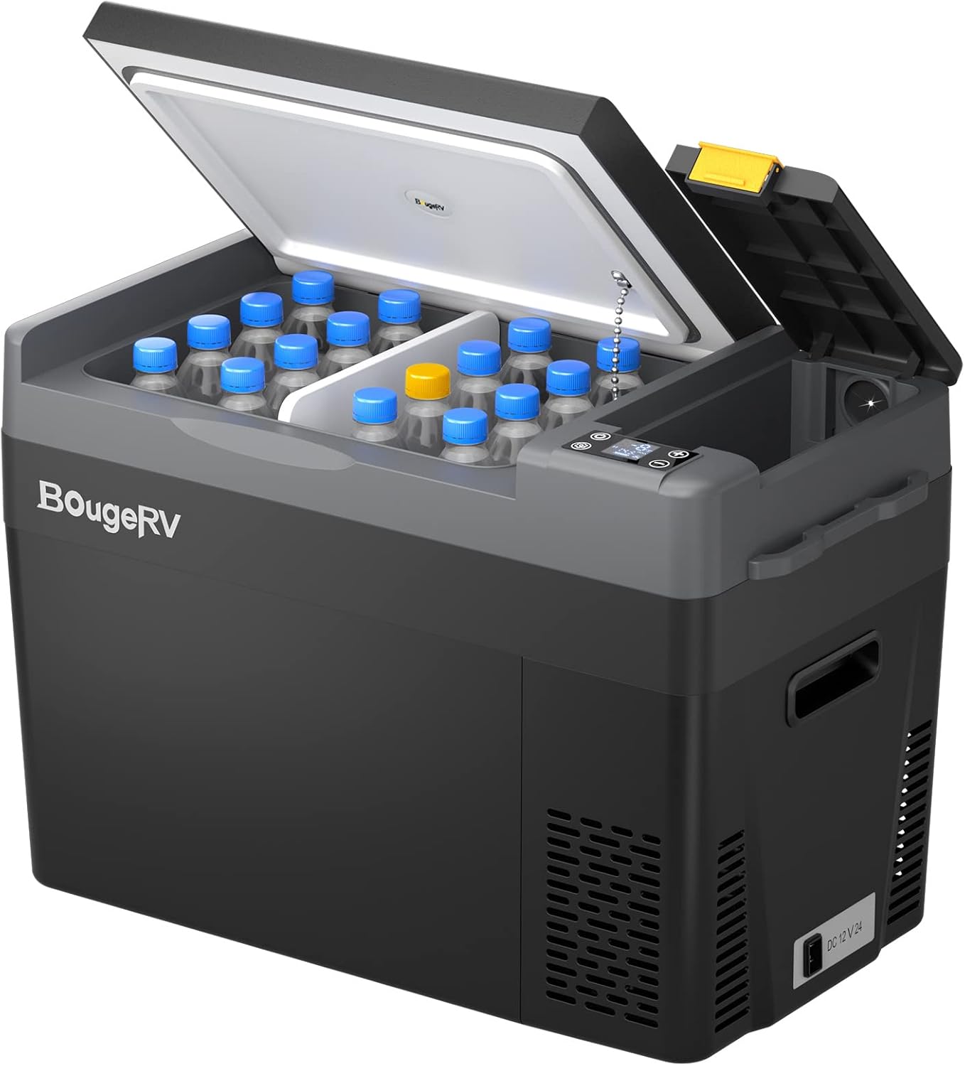 BougeRV 12 Volt Refrigerator, CRPRO 30 Quart 12V Car Fridge, Portable Freezer (-8â„‰~50â„‰), Compressor - B0B9S6YX5N