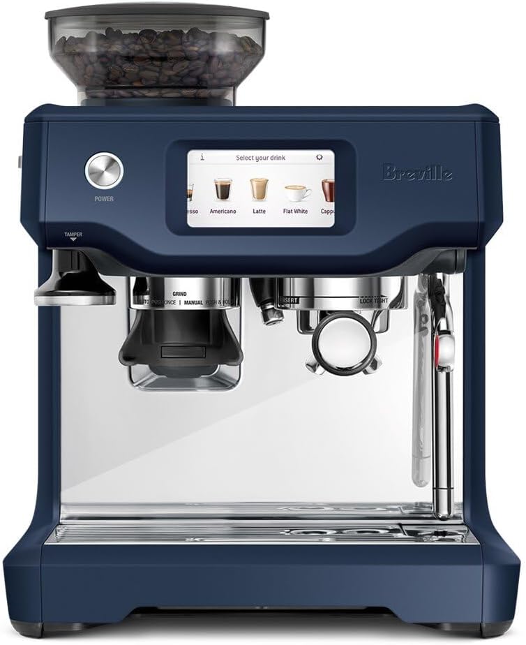 Breville Barista Touch Espresso Machine, Damson Blue - B0BDMW9H9T