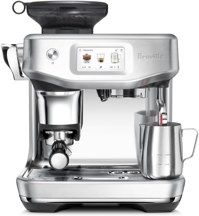 Breville Barista Touch Impress Espresso Machine BES881BSS, Brushed Stainless Steel - B0C1T4W797