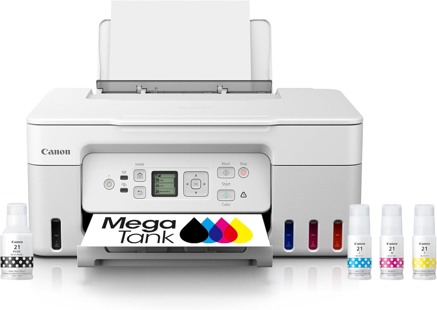 Canon MegaTank G3270 All-in-One Wireless Inkjet Printer. for Home Use, Print, Scan and Copy, Black - B0BSMPHC93