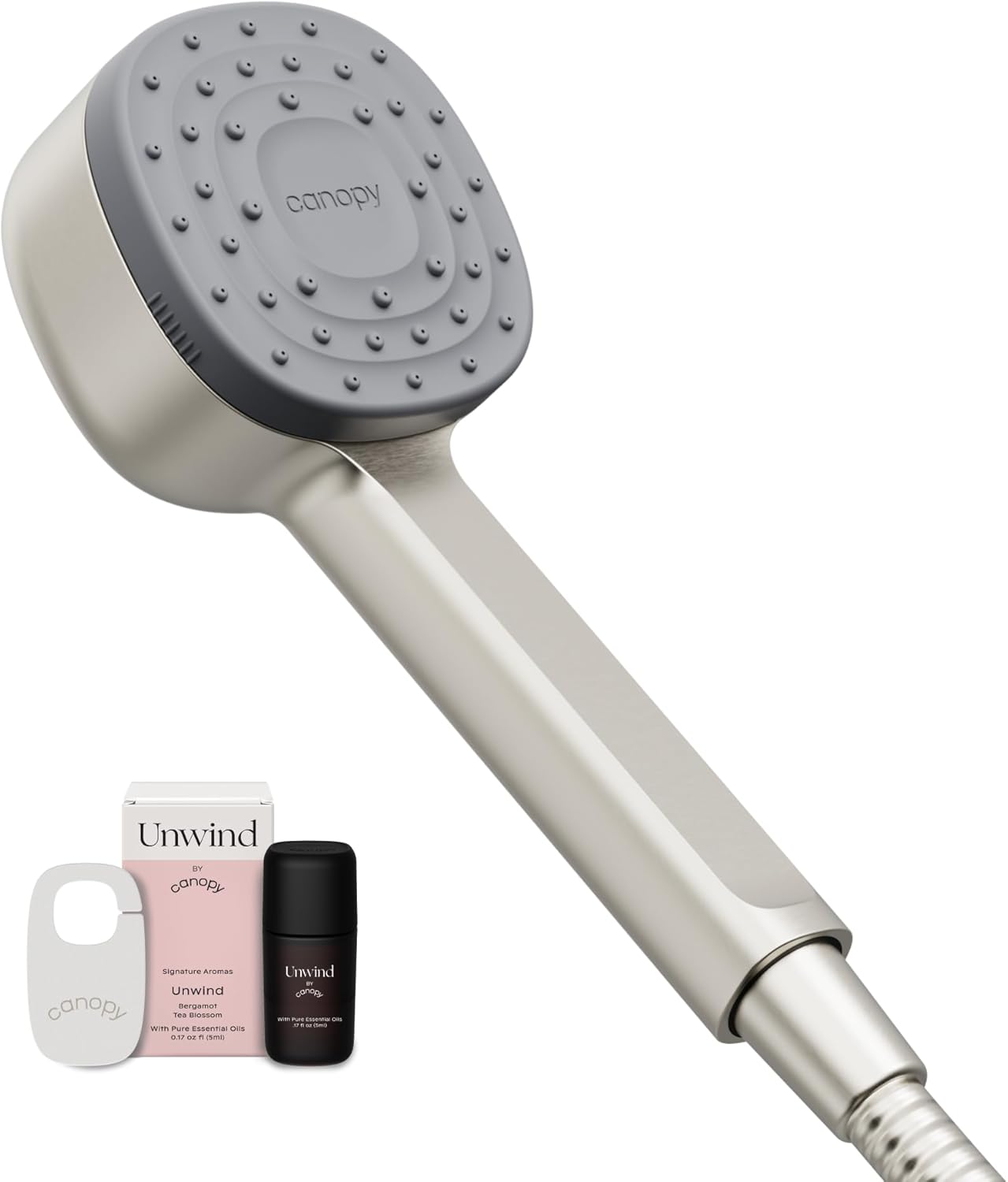 Canopy Handheld Filtered Shower Head & Scalp Massager - High Pressure Shower Head Filter for - B0D2LBYM57