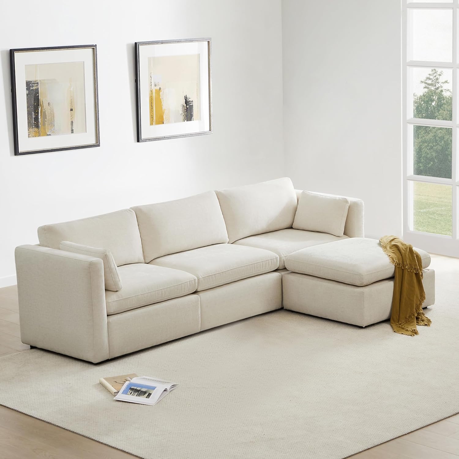 CHITA Oversized Modular Sectional Sofa, FSC Certified L Shaped Sectional Couches for Living Room, 11 - B0C3CZN9Z9