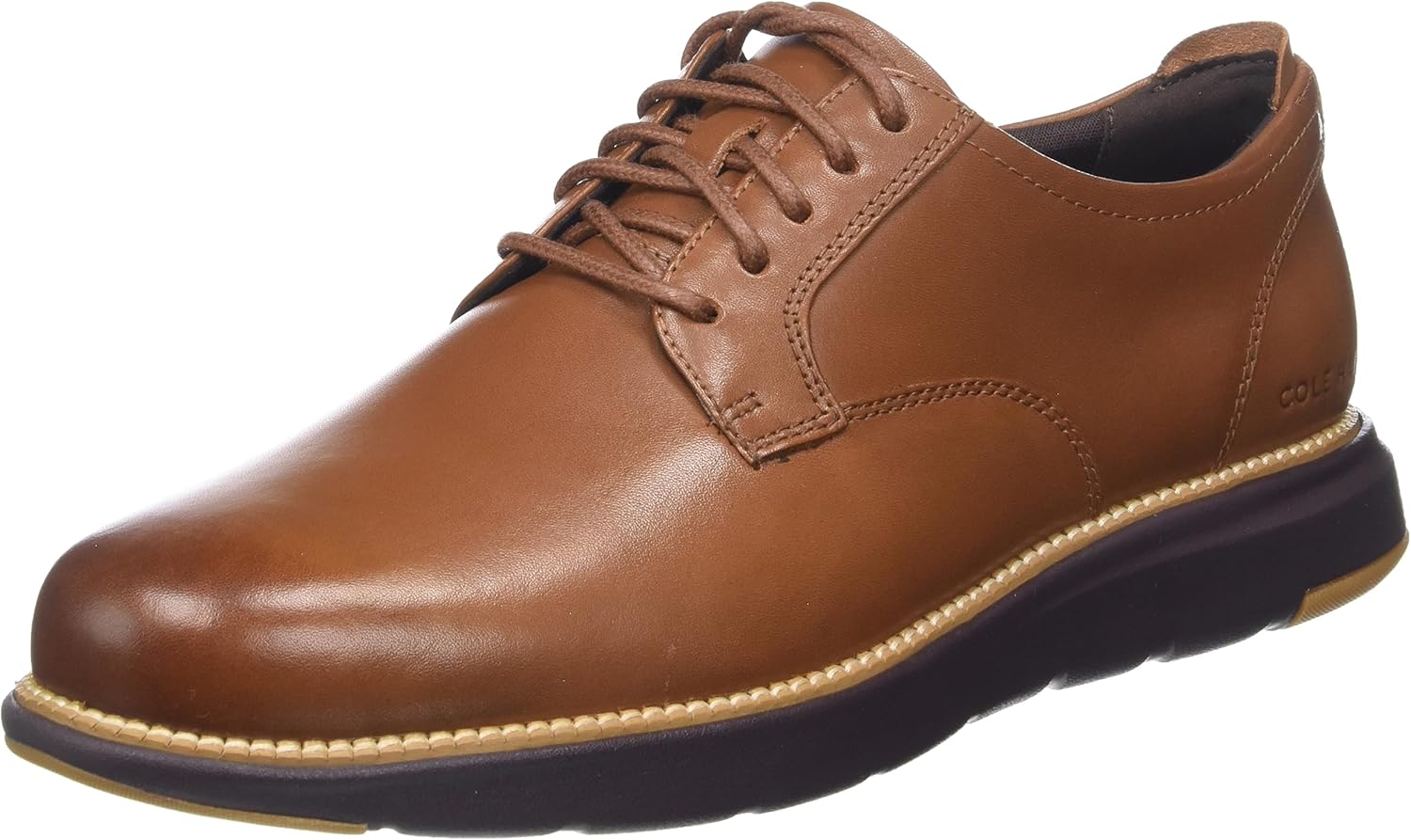 Cole Haan Men's Grand Atlantic Oxfords Sneaker, British TAN/Java, 13 - B09WY2D15L