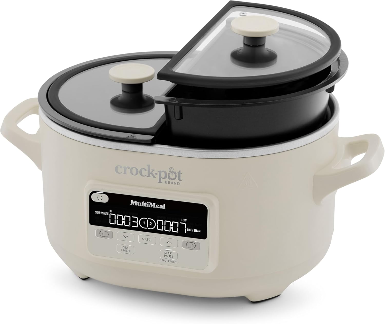Crock-Pot MultiMeal Multicooker and Programmable Slow Cooker with Bake Function, Oat Milk - B0D1RKZSQR