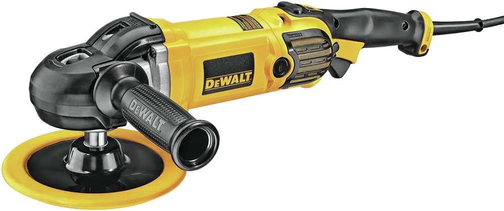 DEWALT Buffer Polisher, 7-in-9-in, 12 amp, Variable Speed Dial 0-3,500 RPMâ€™s, Corded (DWP849X) - B004W1WGIC