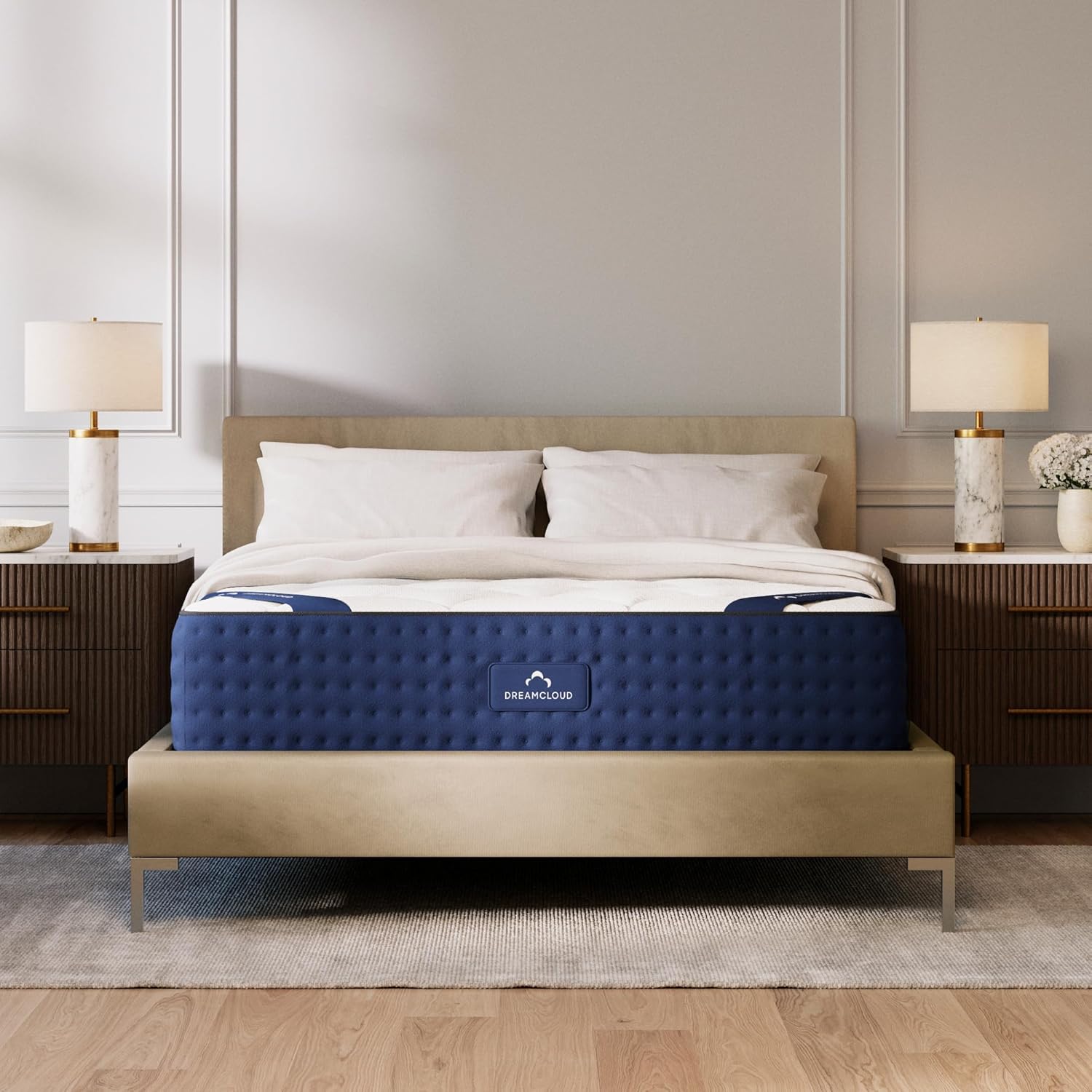 DreamCloud 12" Queen Mattress - Luxury Gel Memory Foam - 365 Night Trial - Premium - B0CLSBNTBS