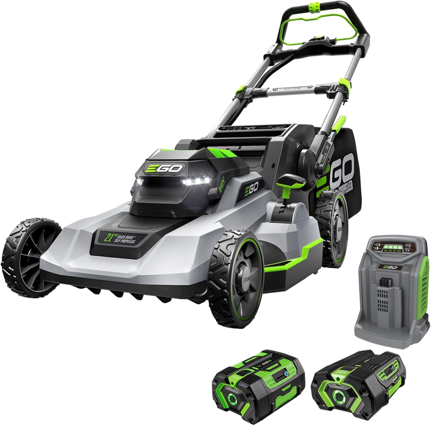 EGO POWER+ Electic Lawn Mower, Self-Propelled Cordless with Touch Drive, Includes 56V 6.0Ah Battery, - B0DG7PZC81