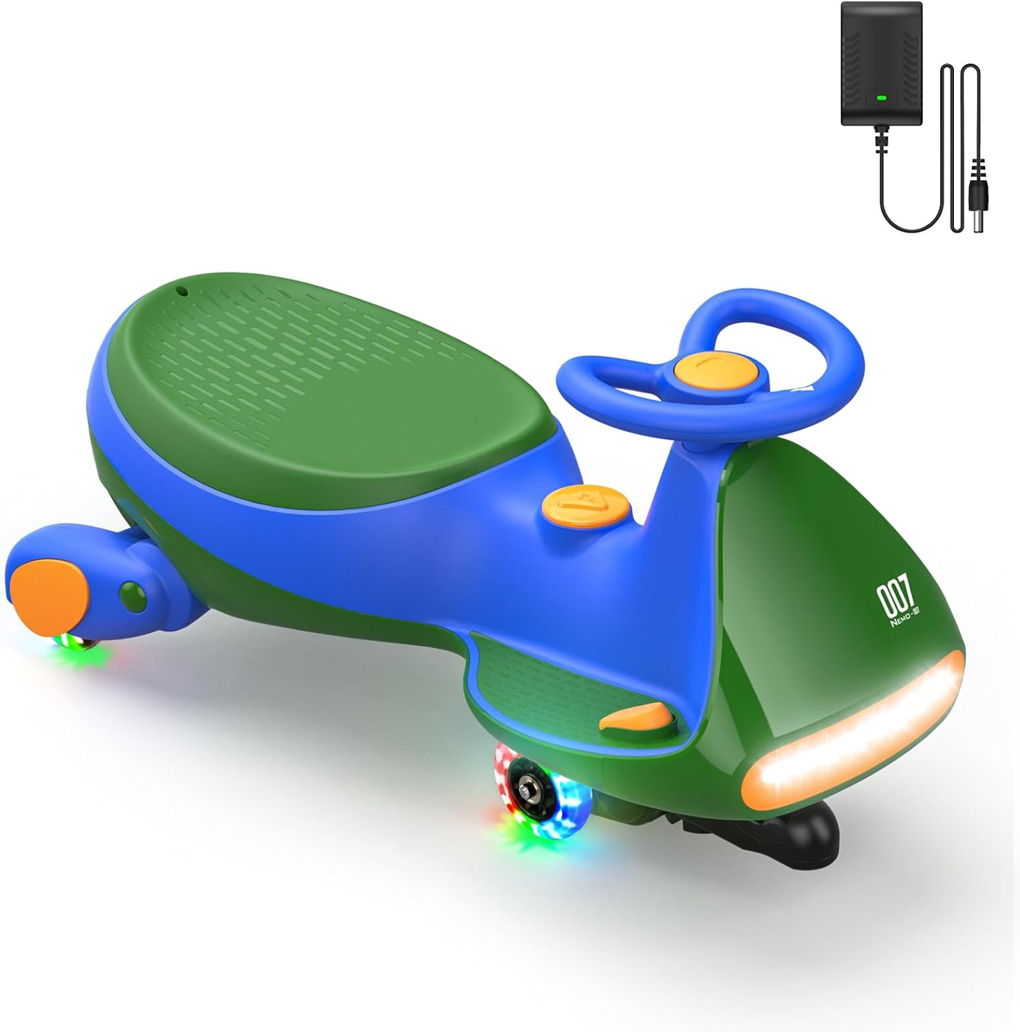 FanttikRide 12V N7 Pro Electric Wiggle Car with Pedal, Rechargeable Battery, CyberWiggle, 2 in 1 - B0D3LTZCG6