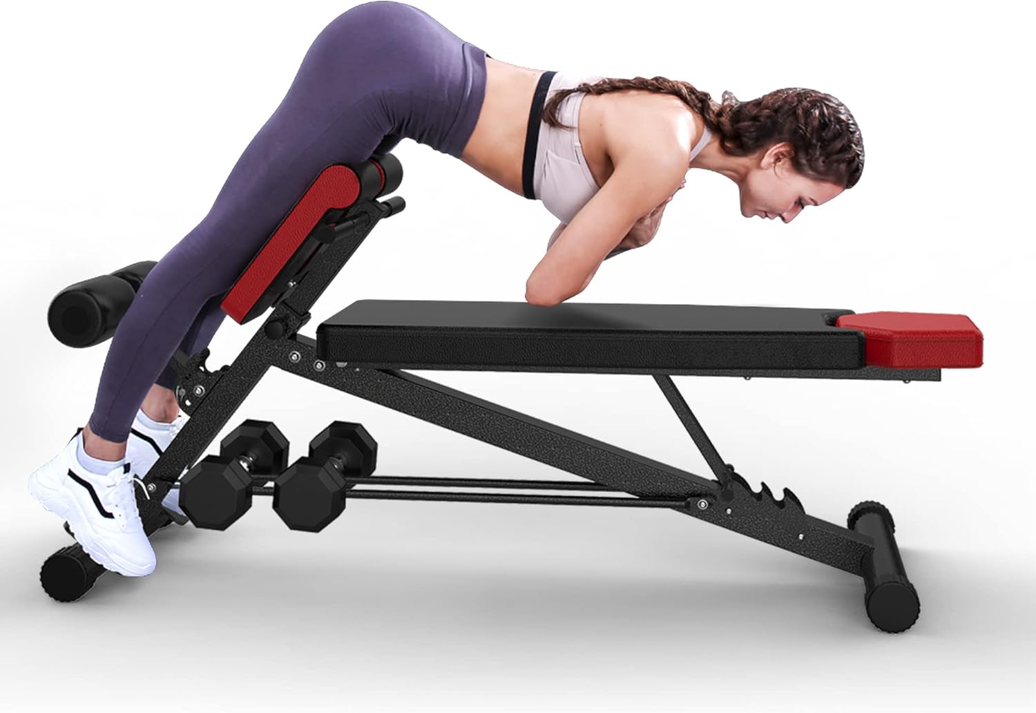 Finer Form Multi-Functional Weight Bench for Full All-in-One Body Workout â€“ Versatile Adjustable Wor - B07GYXF65S