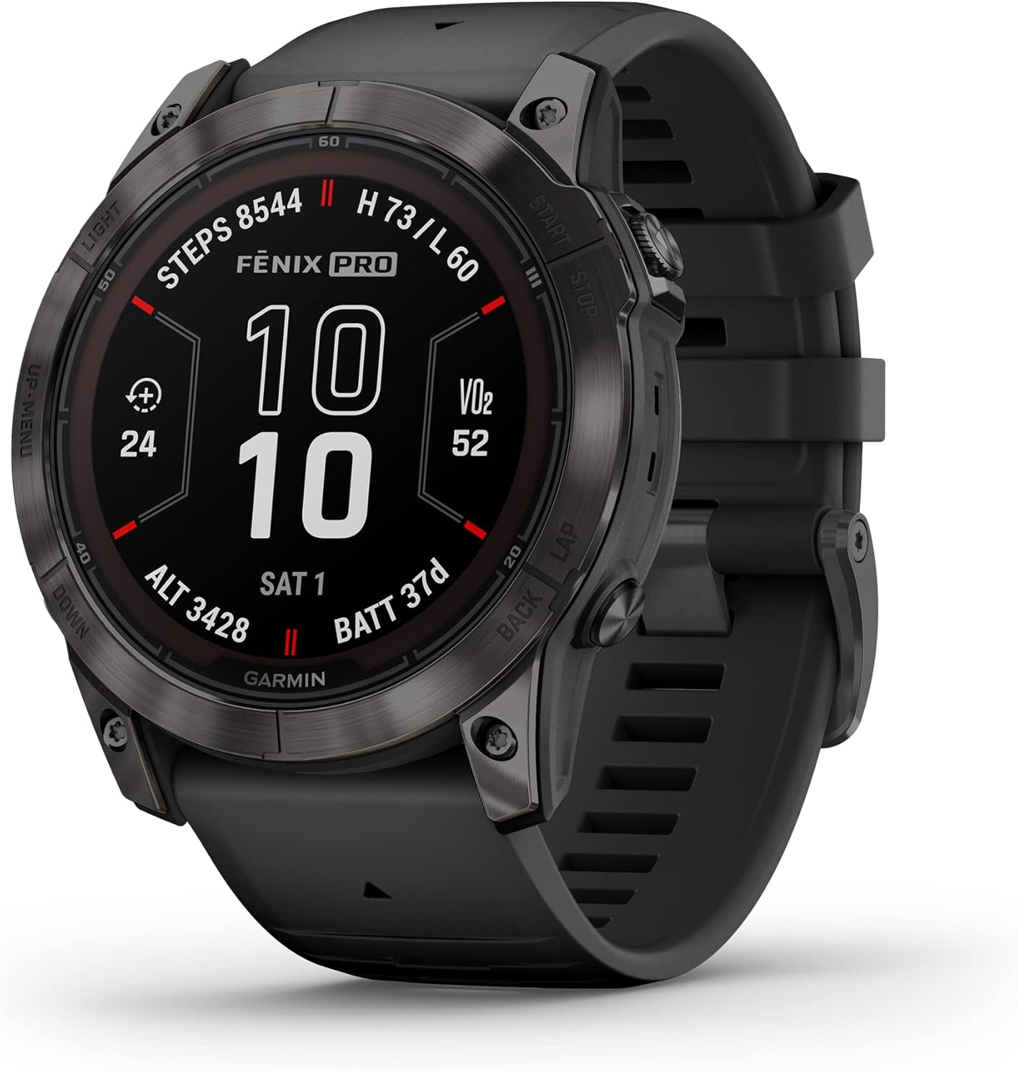 Garmin fÄ“nix 7X Pro Sapphire Solar, Multisport GPS Smartwatch, Built-in Flashlight, Solar Charging C - B0BYFCW2GR