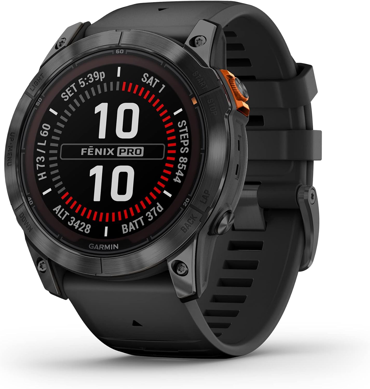 Garmin fÄ“nix 7X Pro Solar, Multisport GPS Smartwatch, Built-in Flashlight, Solar Charging Capability - B0BYFC6GBQ