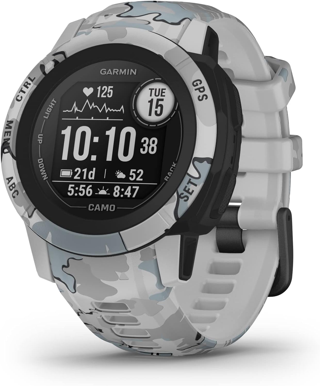 Garmin Instinct 2S, Camo-Edition, Smaller-sized Rugged Outdoor Watch with GPS, Built for All Element - B09NMK94T7
