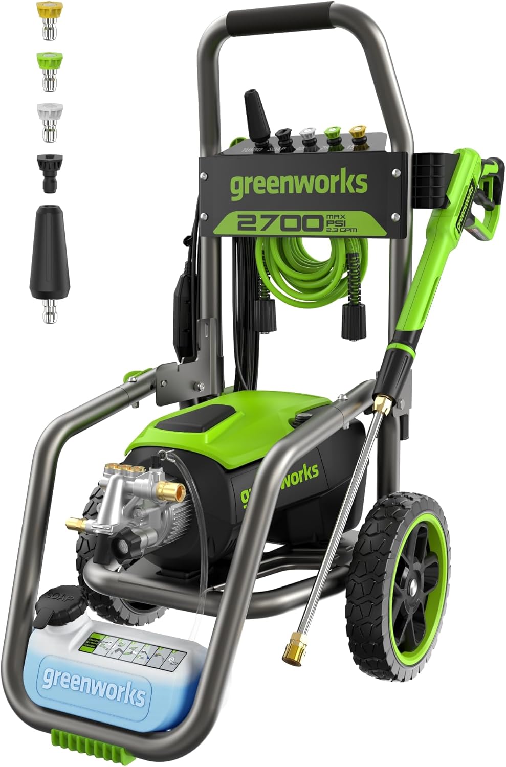 Greenworks Pro Brushless 2700 PSI (CSA Certified) 2.3 GPM Max / 1.2 GPM Electric Pressure - B0D9C5K6W5