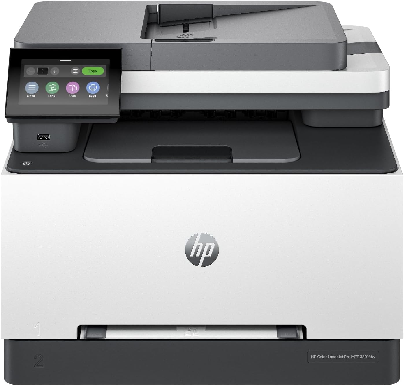 HP Color Laserjet Pro MFP 3301fdw Wireless All-in-One Color Laser Printer, Office Printer, Scanner, - B0CTW43KHQ