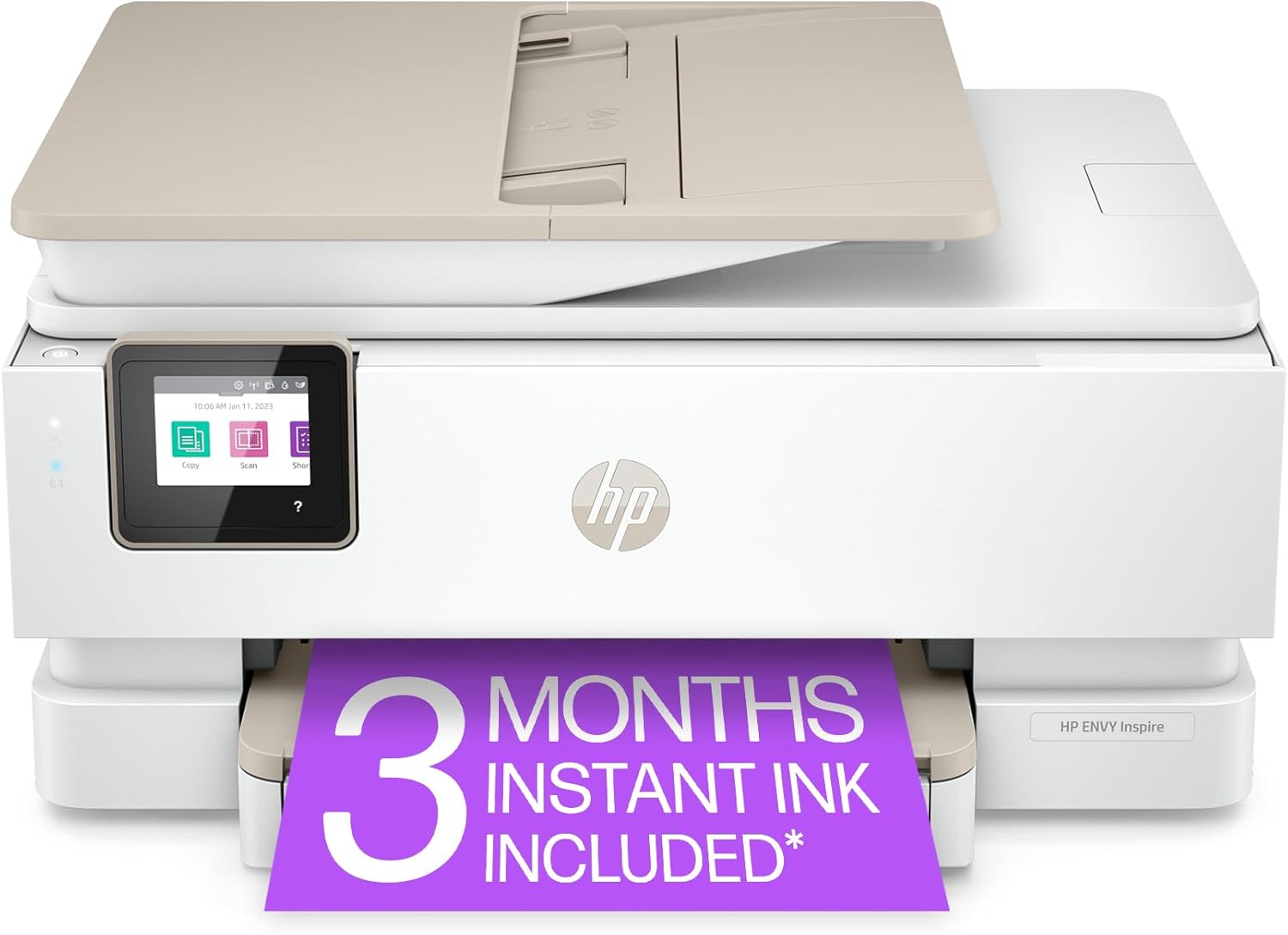 HP ENVY Inspire 7955e Wireless Color Inkjet Printer, Print, scan, copy, Easy setup, Mobile printing, - B09BBLN72F