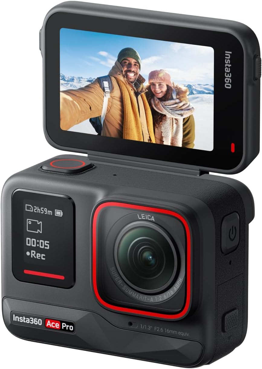 Insta360 Ace Pro - Waterproof Action Camera Co-Engineered with Leica, Flagship 1/1.3" Sensor and AI - B0CKML3W6R