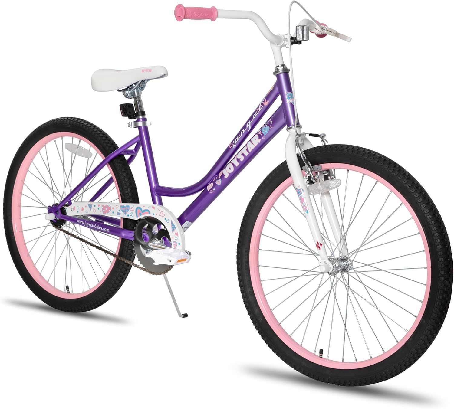 JOYSTAR 24 Inch Girls Bike Ages 8-12 Years Old 24 Inch Bike for Kids Children - B0CQZJKDM6