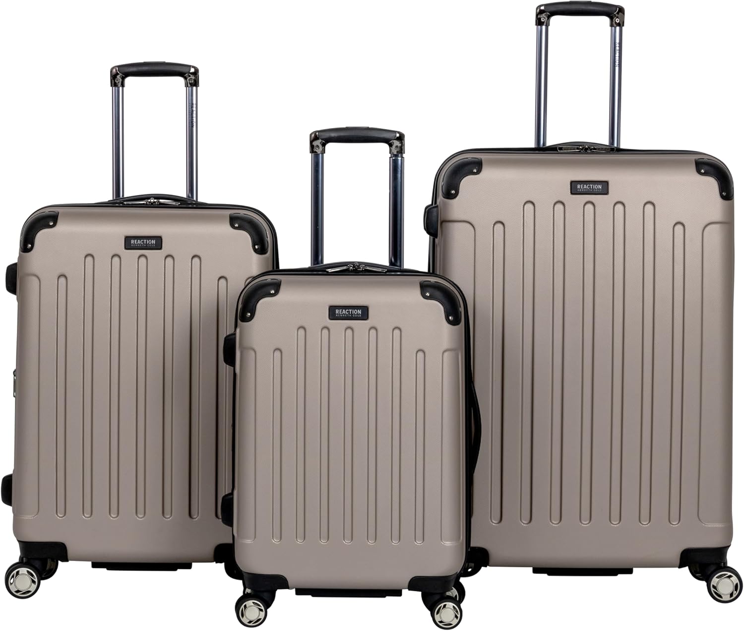Kenneth Cole REACTION Renegade Luggage Expandable 8-Wheel Spinner Lightweight Hardside Suitcase, Cha - B081JC3QT9