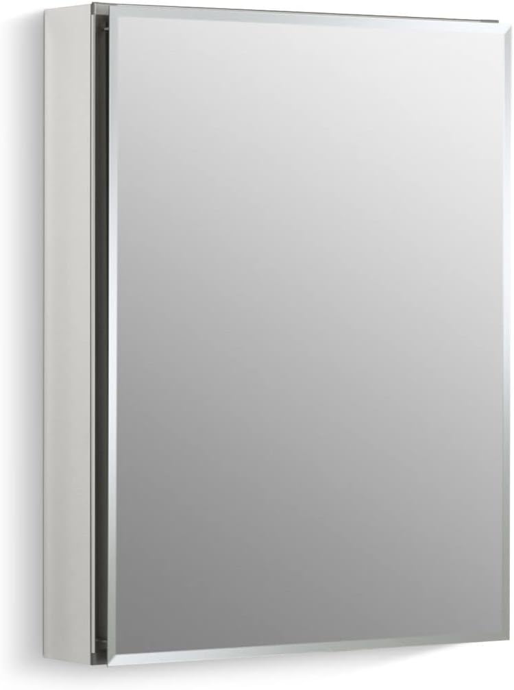 KOHLER K-CB-CLC2026FS Beveled Medicine Cabinet with Mirror Door & Adjustable Shelves, Rectangular Be - B001501D0U
