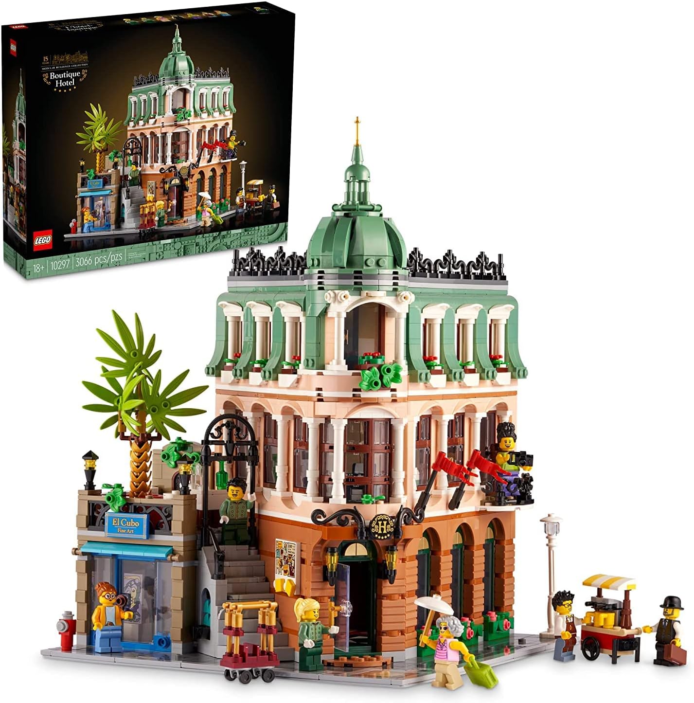 LEGO Icons Boutique Hotel 10297 Modular Building Display Model Kit for Adults to Build, Set - B09JKXSQWG