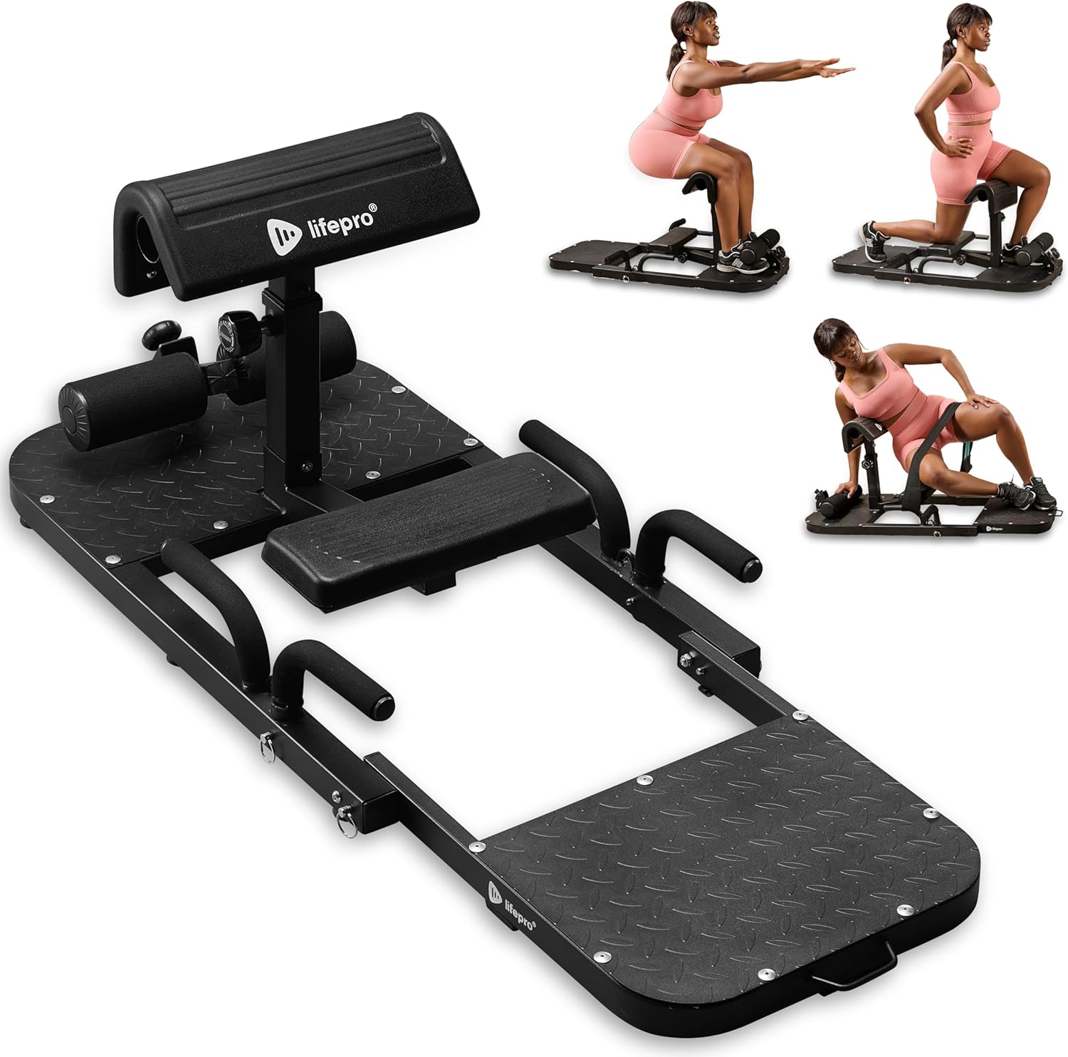 Lifepro Hip Thrust Machine for Athletes â€“ Glute Workout Bench, Booty Builder, Sissy Squat Machine - B0BSVJ9T76