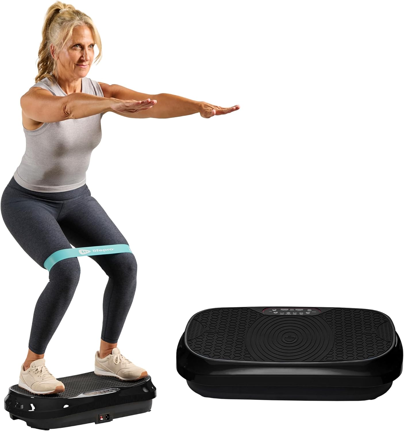 Lifepro Waver Mini Vibration Plate - Whole Body Vibration Platform Exercise Machine - Home & - B085WB14JW