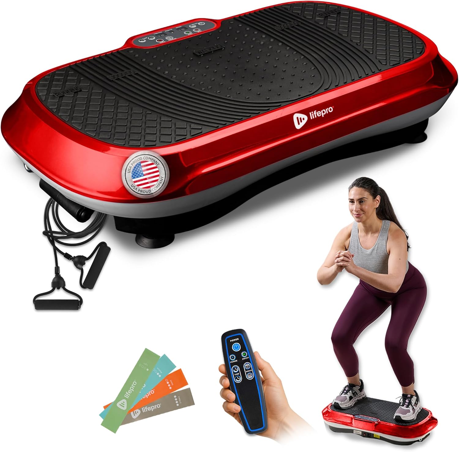 Lifepro Waver Vibration Plate Exercise Machine â€“ High-Intensity Vibration for Muscle Activation, Ful - B0C4G28JN9