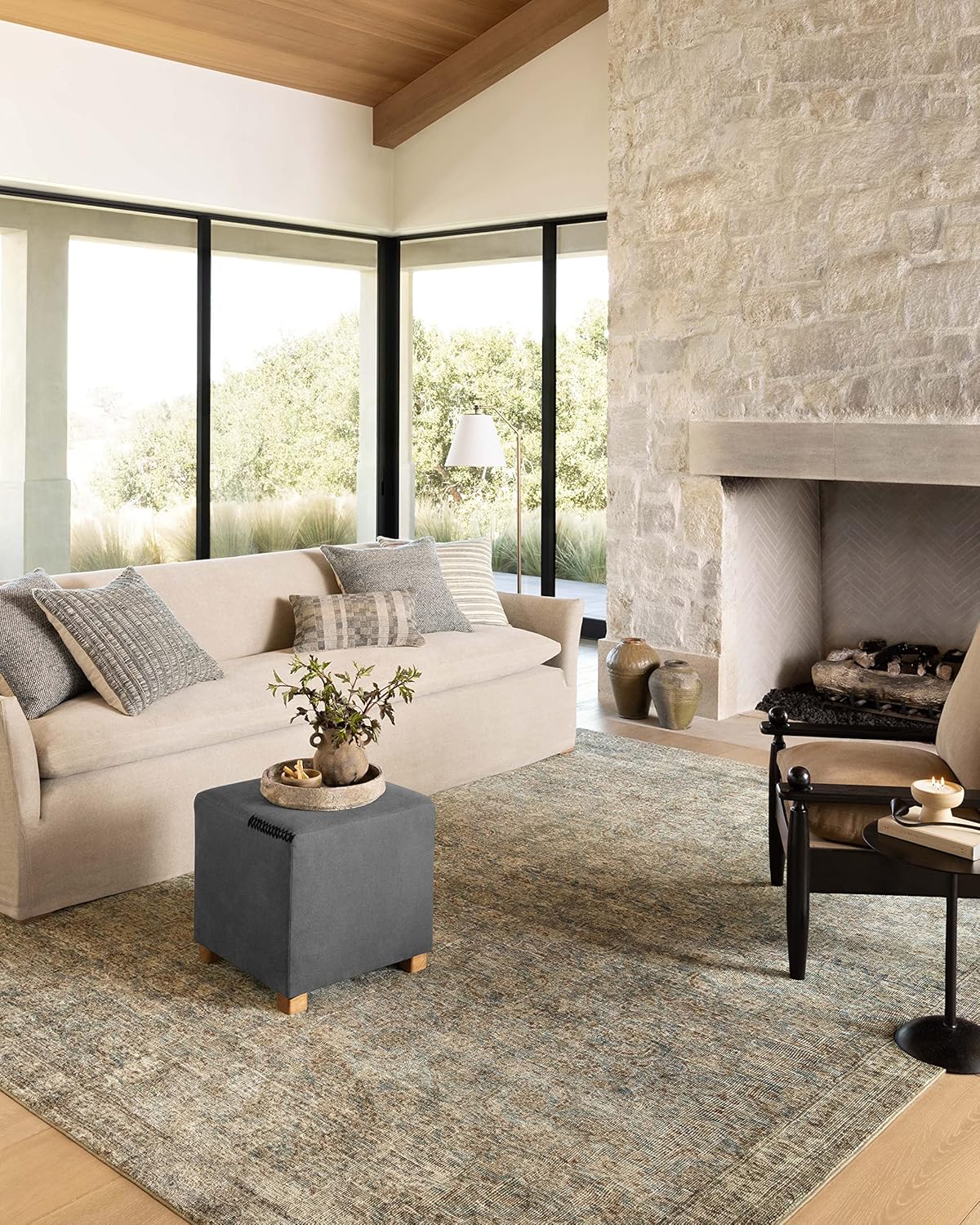 Loloi Amber Lewis Morgan 8'-3" x 11'-3" Area Rug in Sea/Sage - Large Area Rug, - B0BGYLY7QN