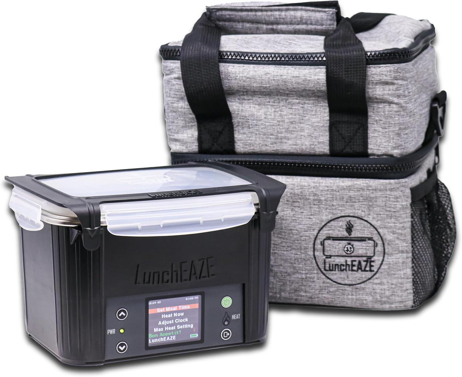 LunchEAZE Electric Lunch Box â€“ Self-Heating, Cordless, Battery Powered Food Warmer for Work, Travelâ€“ - B07Z9M87HR