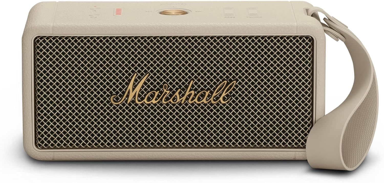 Marshall Middleton Portable Bluetooth Speaker - Cream - B0C287KNNH