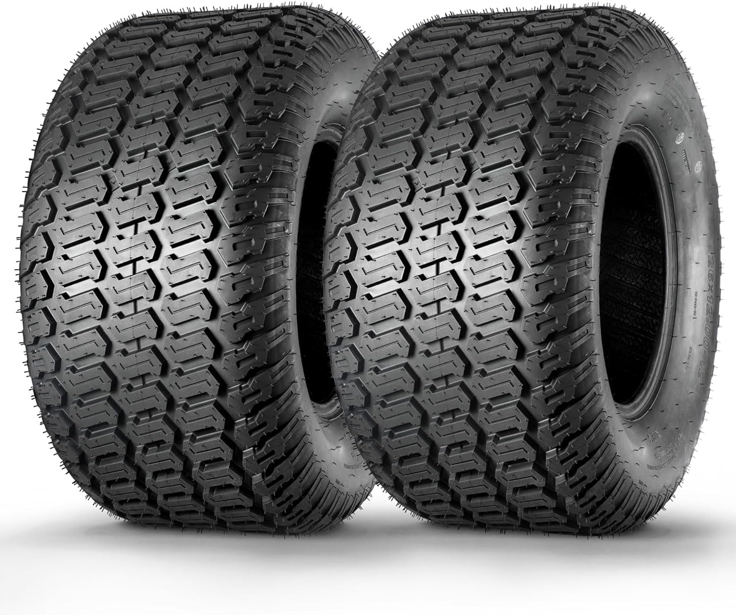 MaxAuto 26x12-12 26x12x12 Turf Tires for Lawn & Garden Mower,4 Ply Tubeless, Set of 2 - B07Z51KBX3