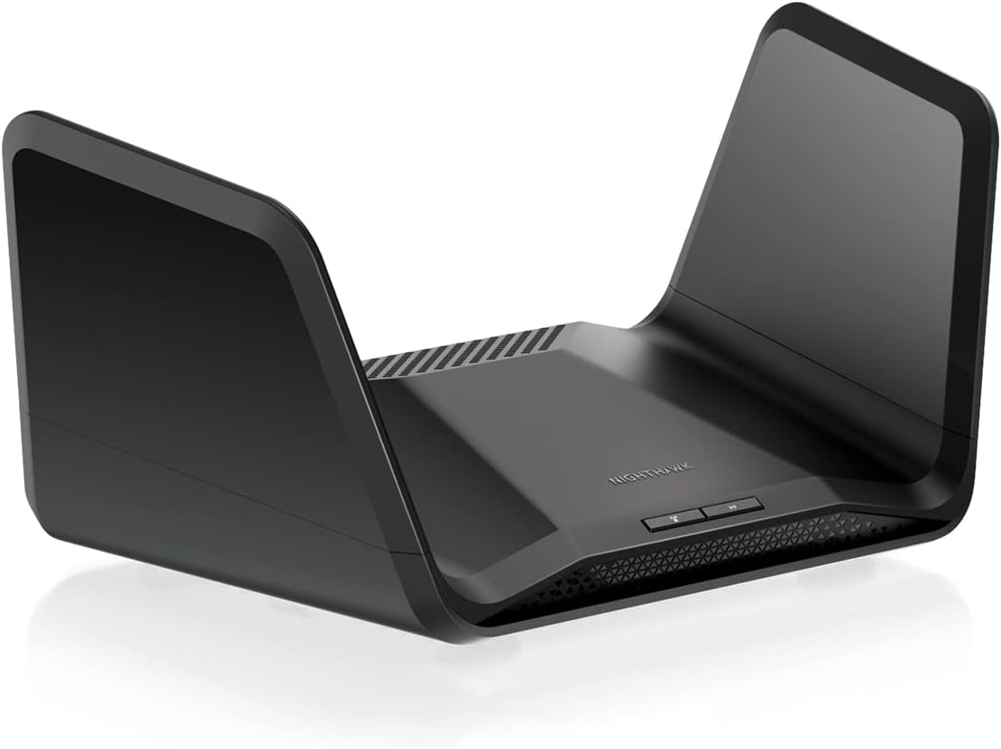 NETGEAR Nighthawk Tri-Band WiFi 6E Router (RAXE300) - Security Features, AXE7800 Wireless Gigabit Sp - B0B1LZMH78