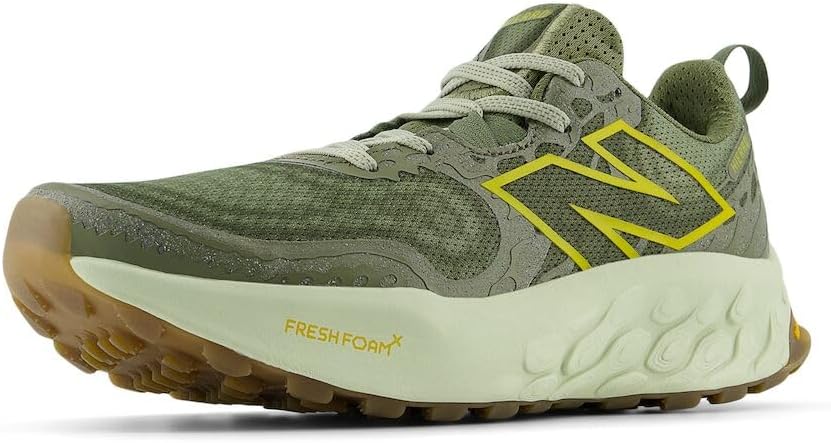 New Balance Men's Fresh Foam X Hierro V8 Trail Running Shoe, Dark Olivine/Olivine/Lichen Green, 11.5 - B0C34ZW83H