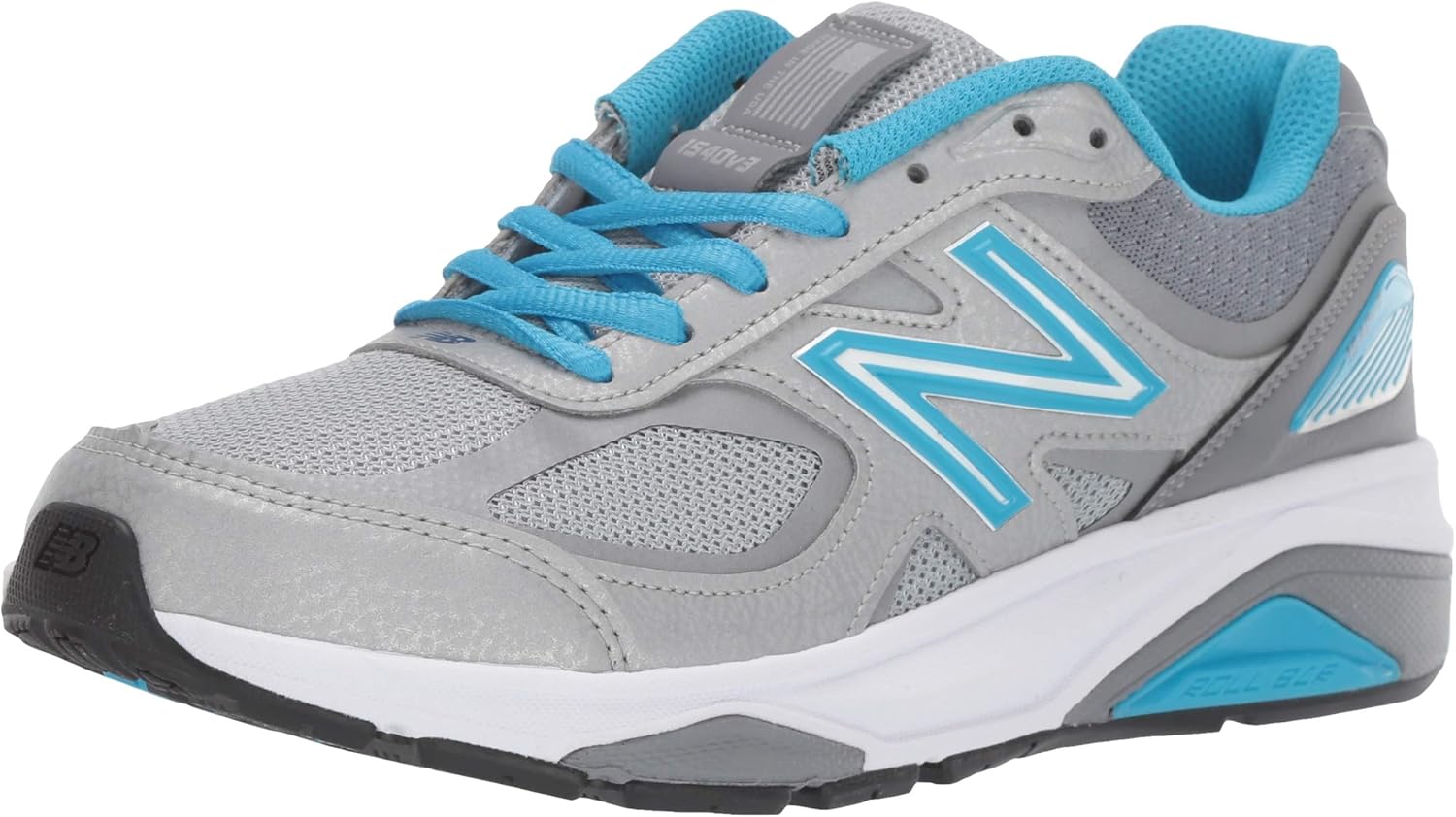 New Balance Women's W1540V3 Running Shoe, Silver/Polaris, 9 Narrow - B07G27RCCT