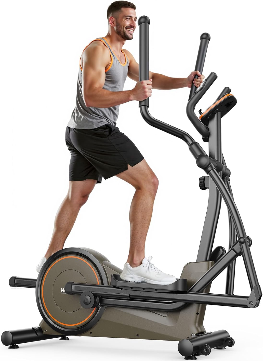 Niceday Elliptical Machine, Elliptical Exercise Machine for Home Use with Hyper-Quiet Magnetic Drivi - B0CCNK5D75