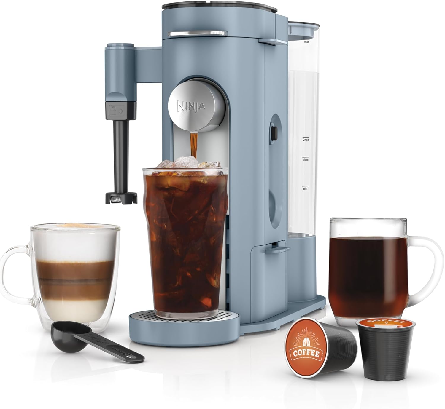 Ninja Pod & Grounds Specialty XL Single-Serve Coffee Maker, K-Cup Pod Compatible, Brews Grounds, Com - B0DJRNWLXF