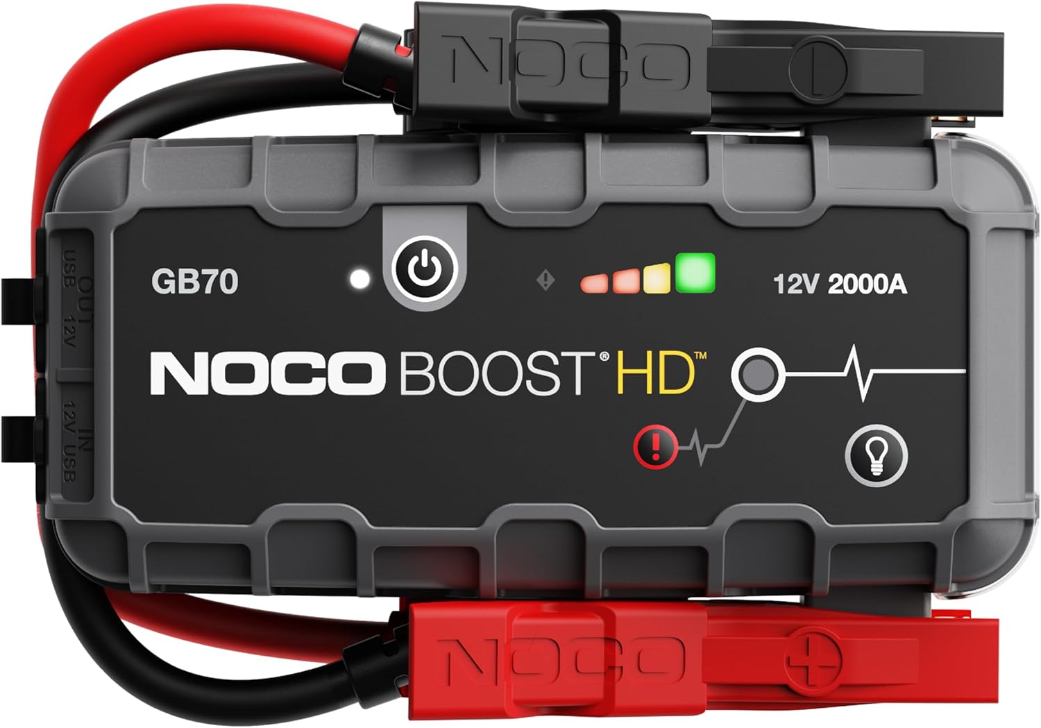NOCO Boost HD GB70 2000A UltraSafe Car Battery Jump Starter, 12V Battery Booster Pack, Jump - B016UG6PWE