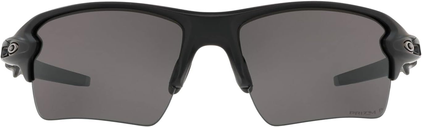 Oakley Men's Oo9188 Flak 2.0 XL Rectangular Sunglasses, Matte Black/Prizm Grey Polarized, 59 mm - B07BKQ4FZ2
