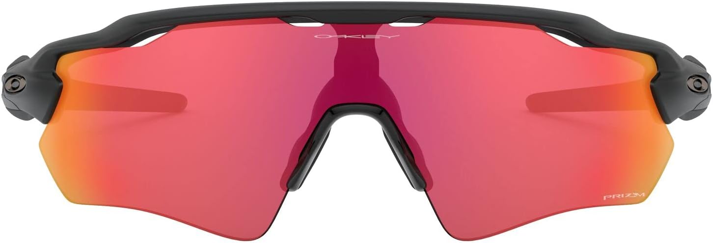 Oakley Men's OO9208 Radar EV Path Rectangular Sunglasses, Matte Black/Prizm Trail Torch, 38 mm - B07QFWRB9W