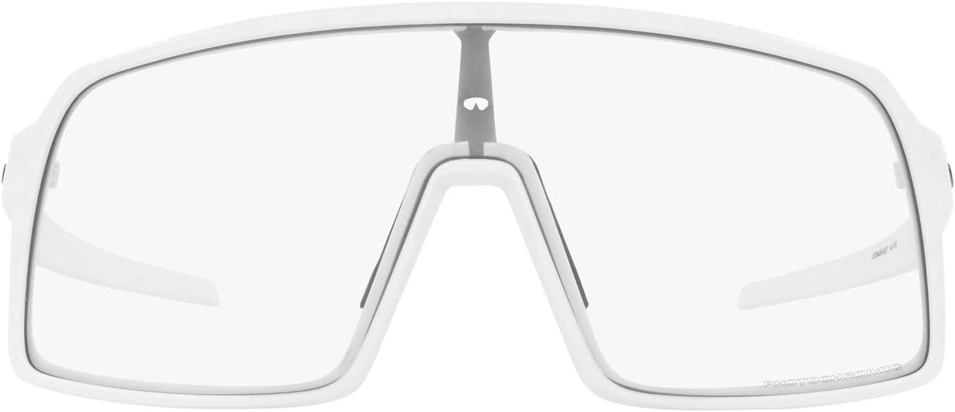 Oakley Men's Oo9406 Sutro Polarized Rectangular Sunglasses, Matte White/Clear to Black Photochromic, - B0BGSRCCKW