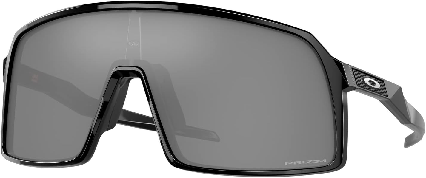 Oakley Men's Oo9406 Sutro Rectangular Sunglasses, Polished Black/Prizm Black, 37 mm - B07N7XL6JM