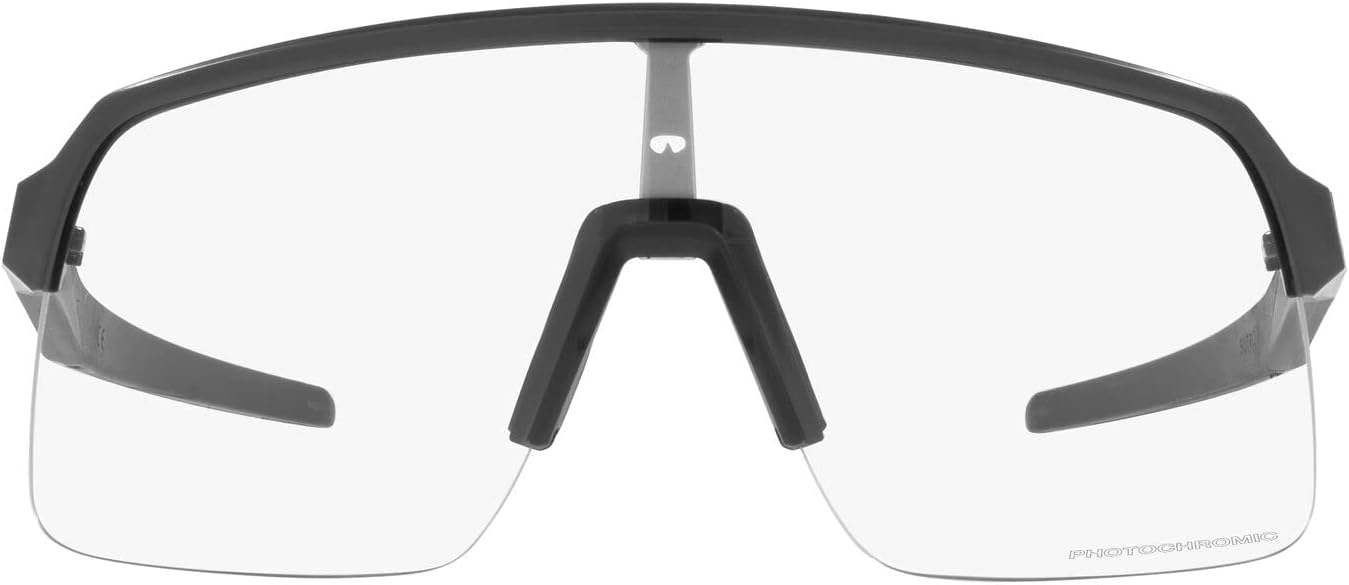 Oakley Men's OO9463 Sutro Lite Polarized Rectangular Sunglasses, Matte Carbon/Clear to Black Photoch - B07Z4KVL4B
