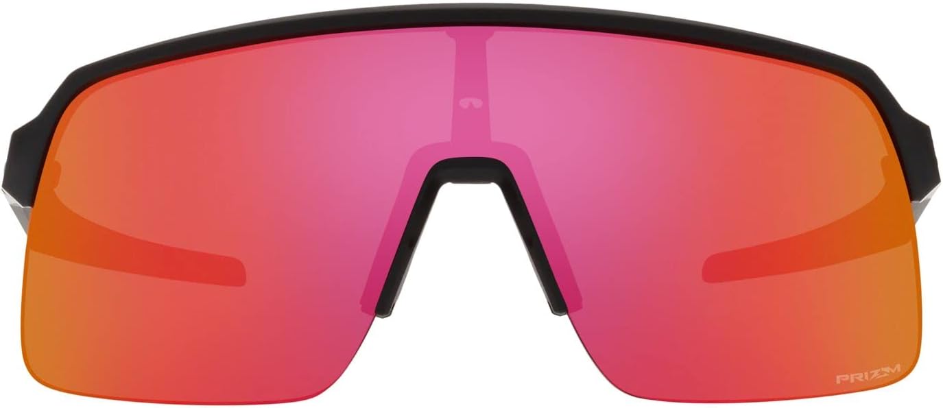 Oakley Men's OO9463 Sutro Lite Rectangular Sunglasses, Matte Black/Prizm Field, 39 mm - B09V1L5NXF